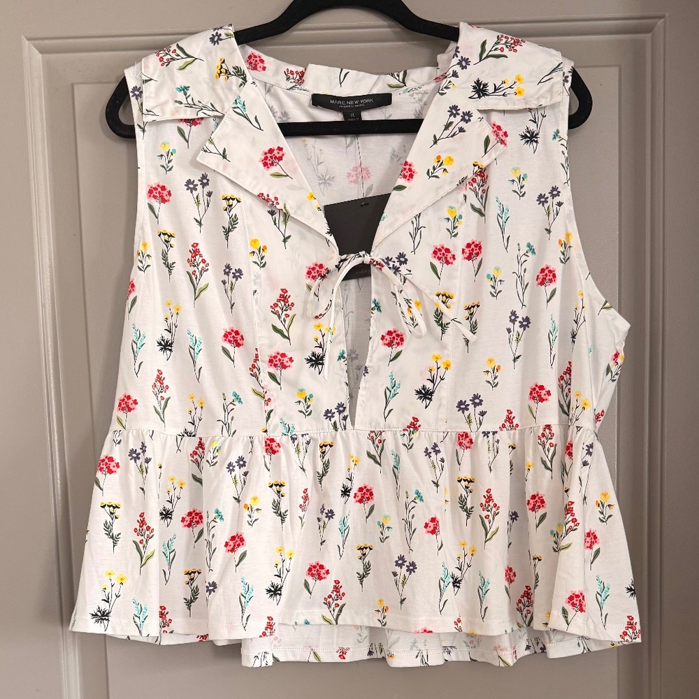 Marc New York | Sleeveless Floral Top
